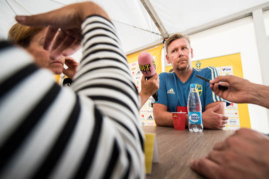 Assistant coach Peter Wettergren of the Swedish national