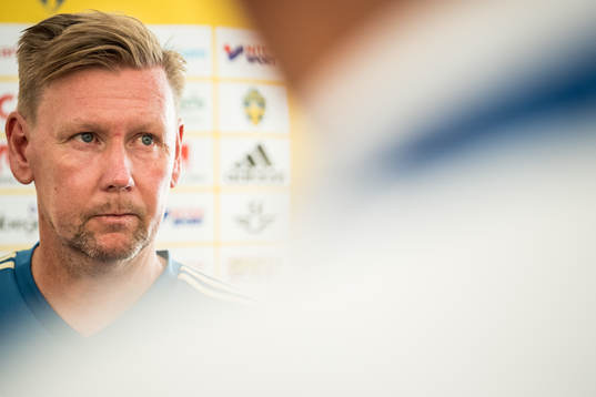 Assistant coach Peter Wettergren of the Swedish national