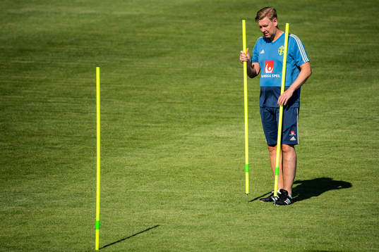 Assistant coach Peter Wettergren of the Swedish national
