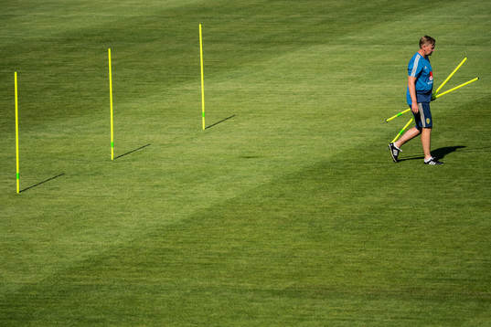 Assistant coach Peter Wettergren of the Swedish national