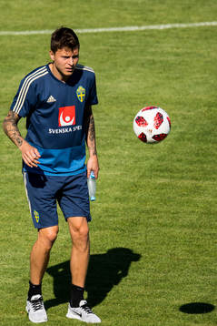 Victor Nilsson Lindelöf of the Swedish national football