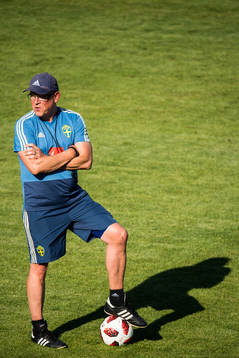 Head coach Janne Andersson of the Swedish national football