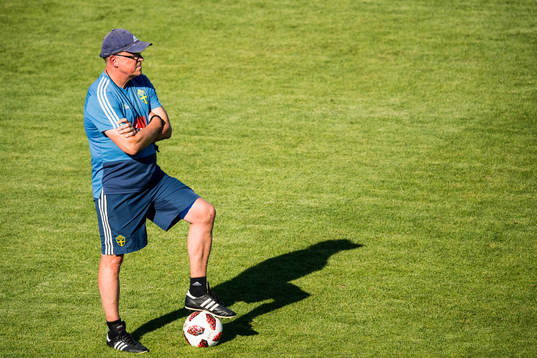 Head coach Janne Andersson of the Swedish national football