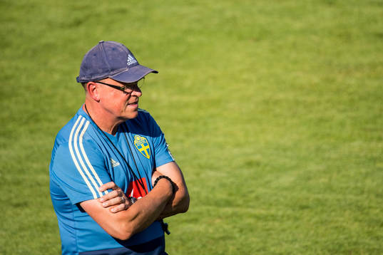 Head coach Janne Andersson of the Swedish national football
