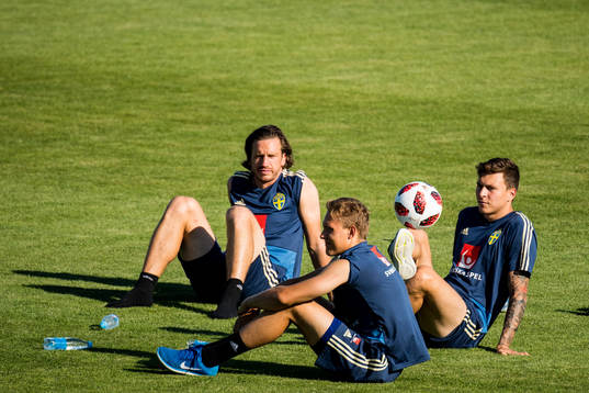 Gustav Svensson, Ludwig Augustinsson and Victor Nilsson