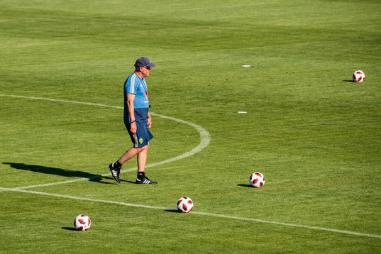 Head coach Janne Andersson of the Swedish national football