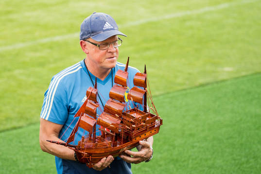 Head coach Janne Andersson of the Swedish national football