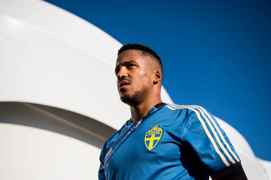 Martin Olsson of the Swedish national football team
