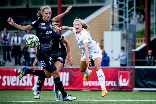 Rosengårds Lisa-Marie Utland mot Växjös Elin Karlsson