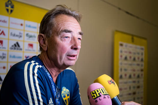 Scout Tom Prahl of the Swedish national football team at a