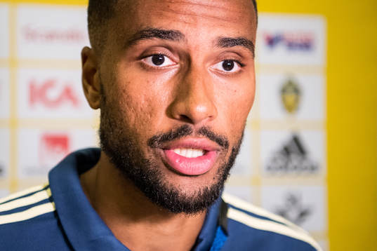 Isaac Kiese Thelin of the Swedish national football team at