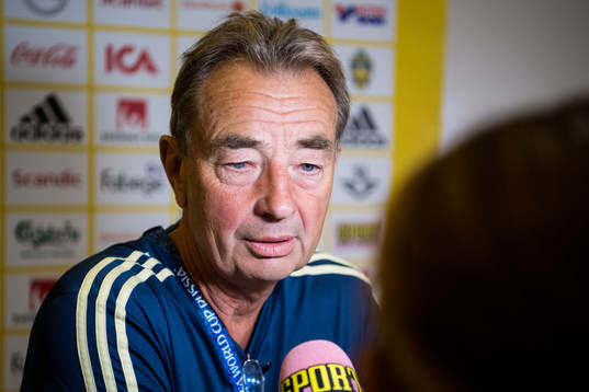Scout Tom Prahl of the Swedish national football team at a