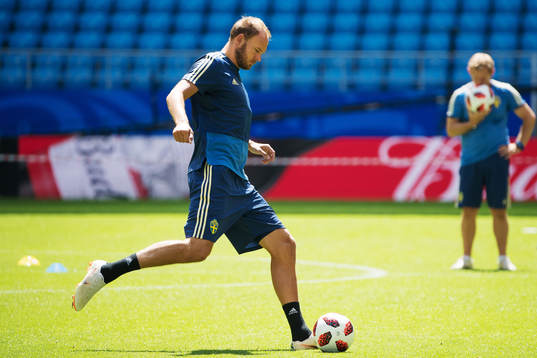 Andreas Granqvist of the Swedish national football team at
