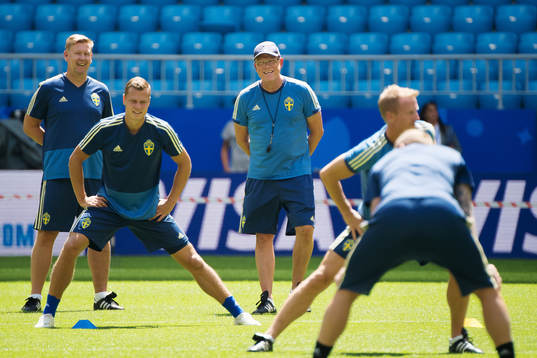 Head coach Janne Andersson of the Swedish national football