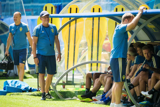 Head coach Janne Andersson of the Swedish national football