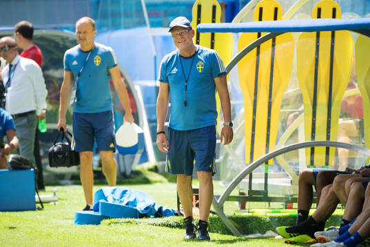 Head coach Janne Andersson of the Swedish national football