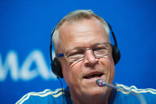 Head coach Janne Andersson of the Swedish national football