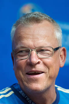 Head coach Janne Andersson of the Swedish national football