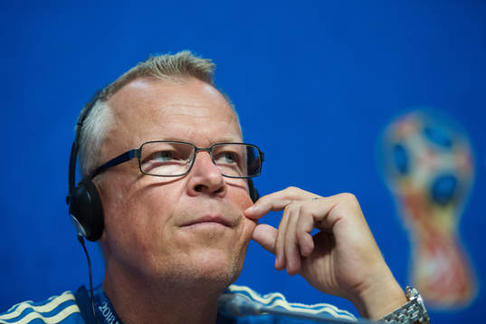 Head coach Janne Andersson of the Swedish national football