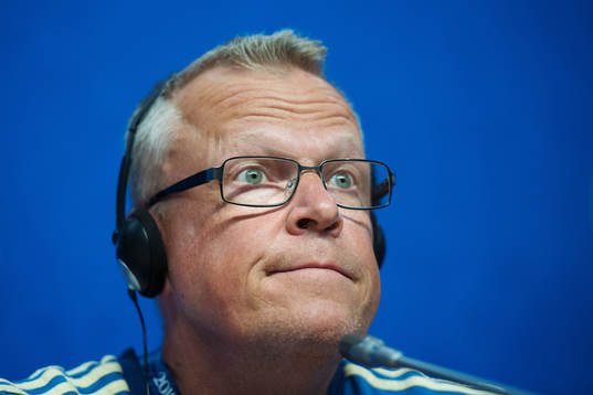 Head coach Janne Andersson of the Swedish national football