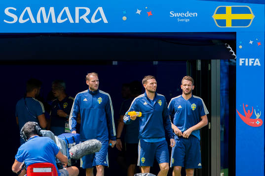 Ola Toivonen, Marcus Berga and Marcus Rohdén  of the