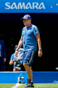 Head coach Janne Andersson of the Swedish national football