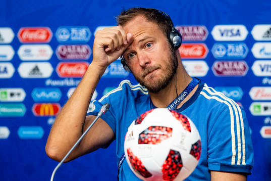 Andreas Granqvist of the Swedish national football team at