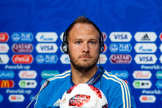 Andreas Granqvist of the Swedish national football team at