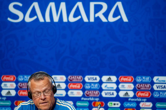 Head coach Janne Andersson of the Swedish national football