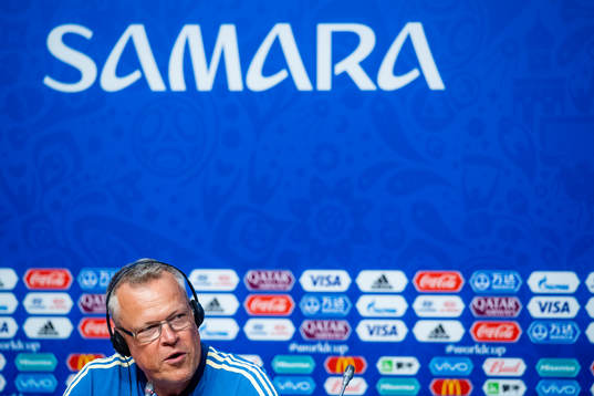 Head coach Janne Andersson of the Swedish national football