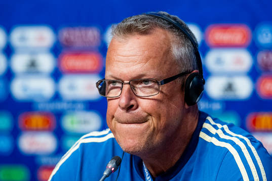 Head coach Janne Andersson of the Swedish national football