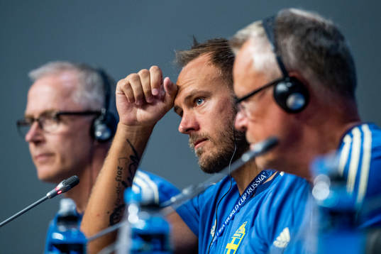 Andreas Granqvist of the Swedish national football team at