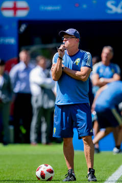 Head coach Janne Andersson of the Swedish national football
