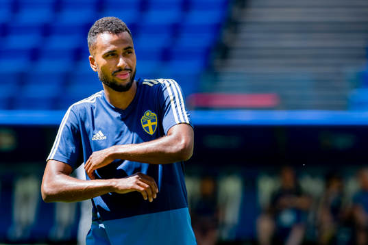 Isaac Kiese Thelin of the Swedish national football team at