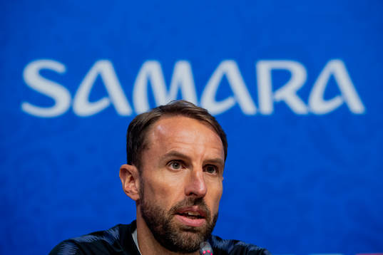 Head coach Gareth Southgate of the English national