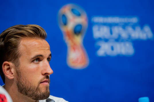 Harry Kane of the English national football team at a press