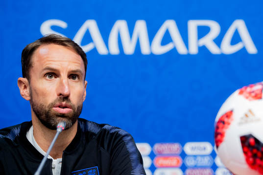 Head coach Gareth Southgate of the English national