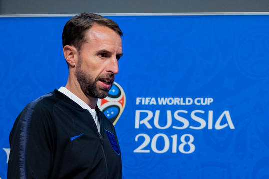 Head coach Gareth Southgate of the English national