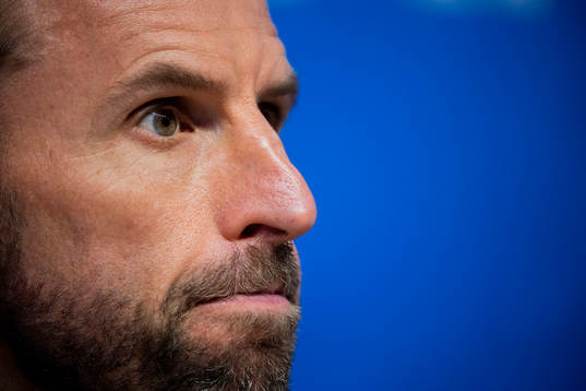 Head coach Gareth Southgate of the English national