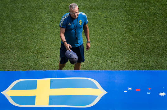 Head coach Janne Andersson of the Swedish national football
