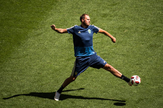Andreas Granqvist of the Swedish national football team at