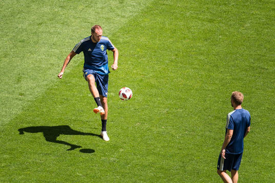 Andreas Granqvist of the Swedish national football team at