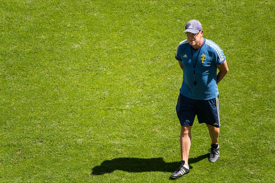 Head coach Janne Andersson of the Swedish national football