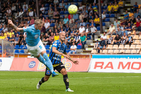 Malmö FFs Sören Rieks nickar