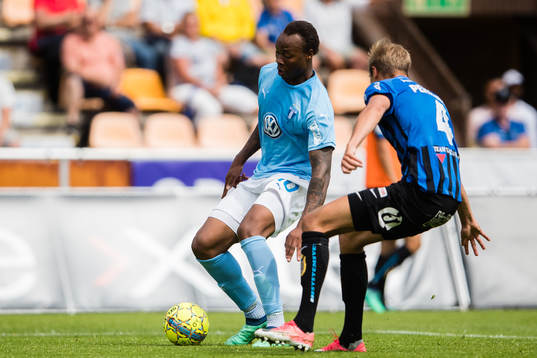 Malmö FFs Carlos Strandberg och Sirius Oscar Pehrsson