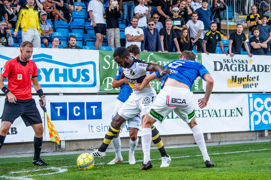 s Henok Goitom mot Trelleborgs Furkan Motori och Anton
