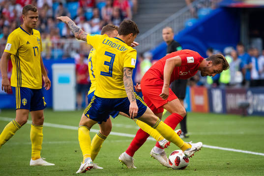 Sebastian Larsson and Victor Nilsson Lindelöf of Sweden