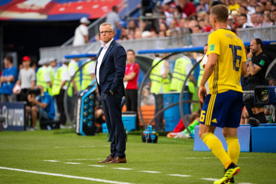 head coach Janne Andersson of Sweden