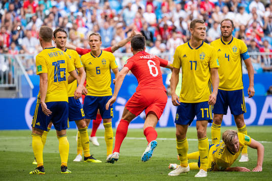 Harry Maguire of England celebrates