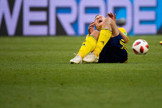 Viktor Claesson of Sweden reacts